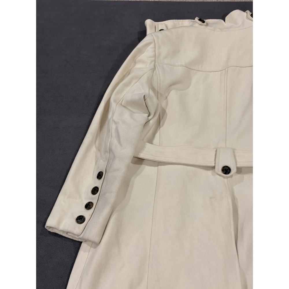 Donnybrook Trench Coat Womens 16 Beige Lined Belted Button Front Casual Outdoor - Picture 15 of 15